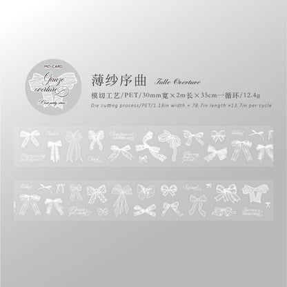Bow Party Series Die Cutting PET Tape
