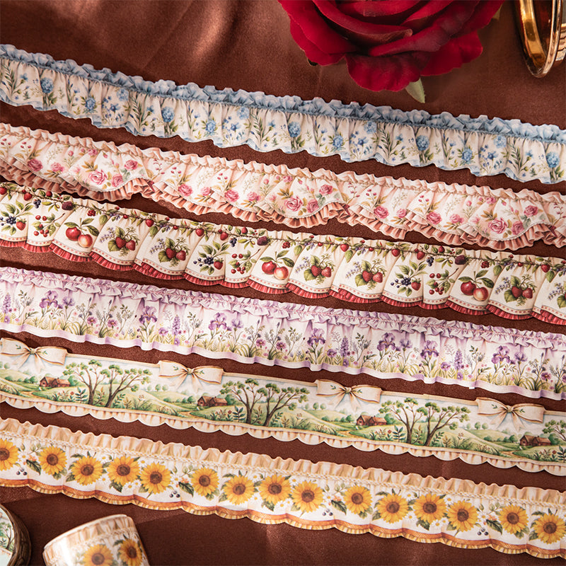 Forest Jsle Curtains Series Washi Tape featuring forest designs for journaling, scrapbooking and collage