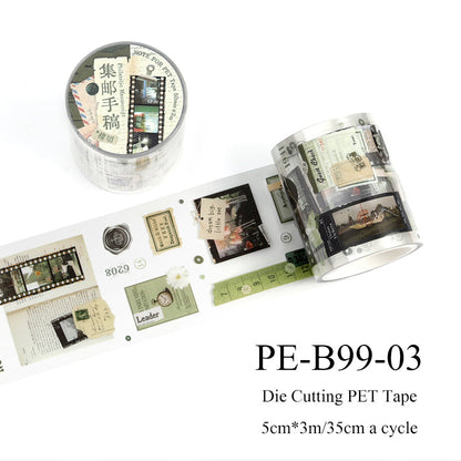 Film photography series Die Cutting PET Tape