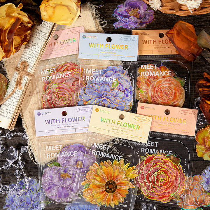 Flower rhyme whispers Sticker