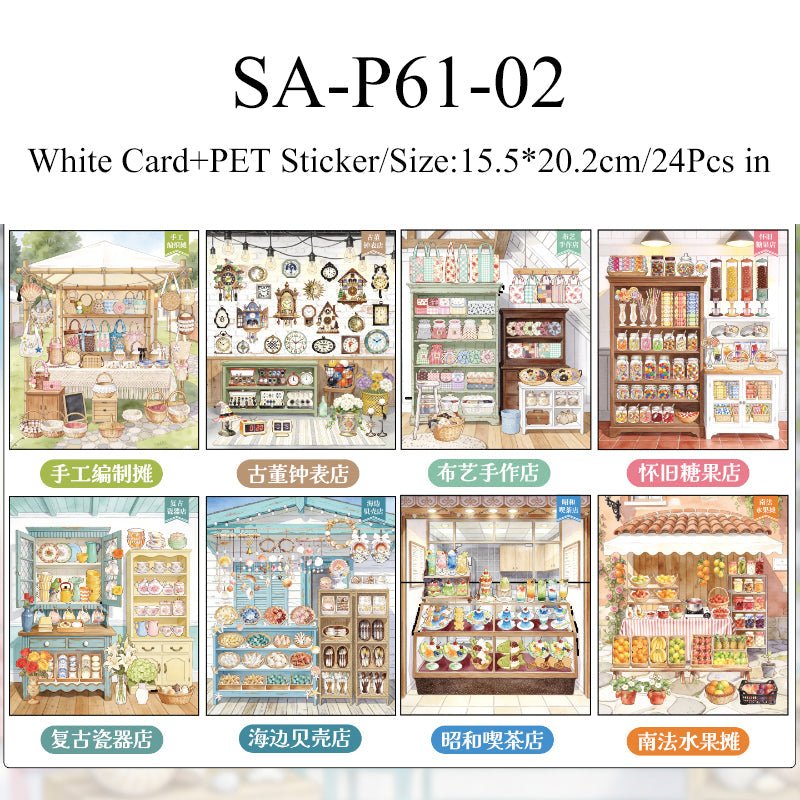 Tea Break Series 3D Sticker Book