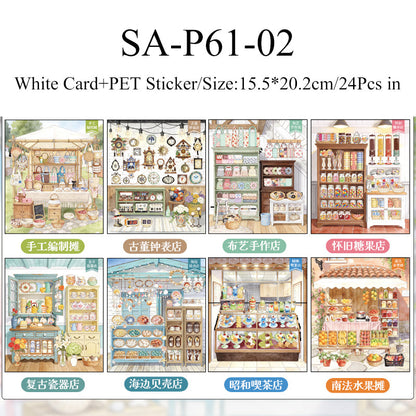 Tea Break Series 3D Sticker Book