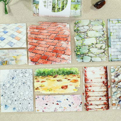 Stones Sprawl PET Tape for journaling, scrapbooking and collage