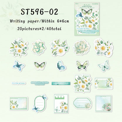 Flower butterfly sleep Sticker