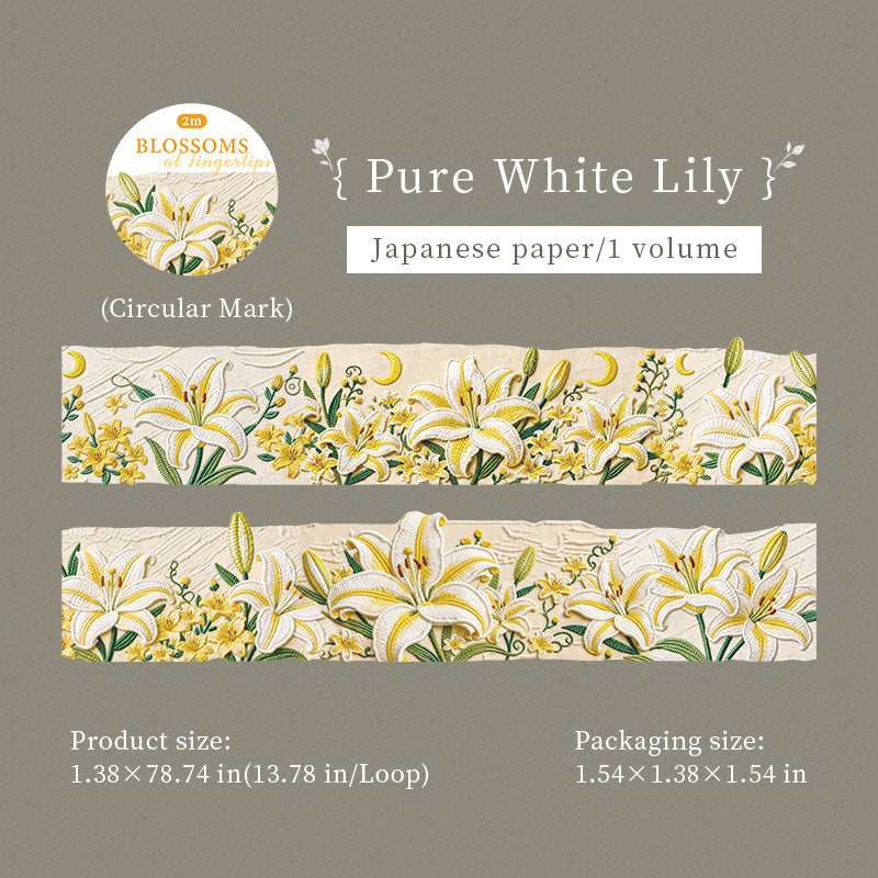 Blooming At Fingertips Washi Tape