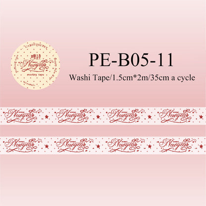 The Scarlet Prologue series Washi/Flash PET Tape