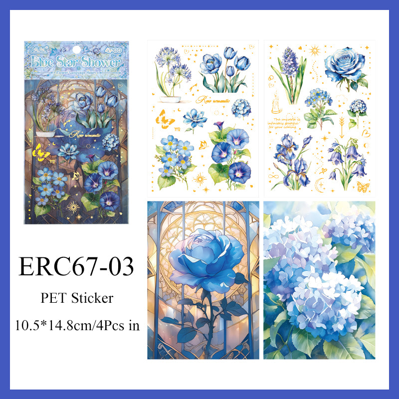 Flower language heart Sticker