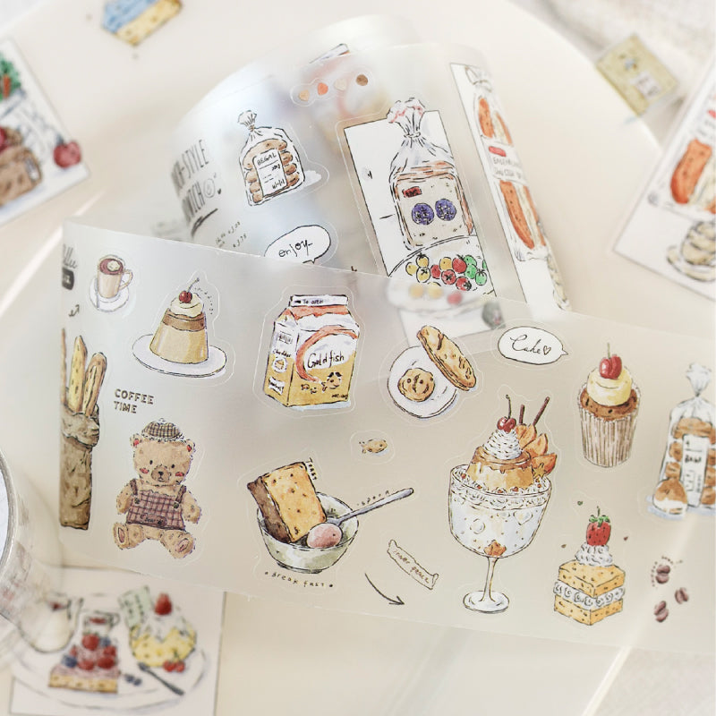 Four Seasons Day Series Die Cutting Fog PET Tape