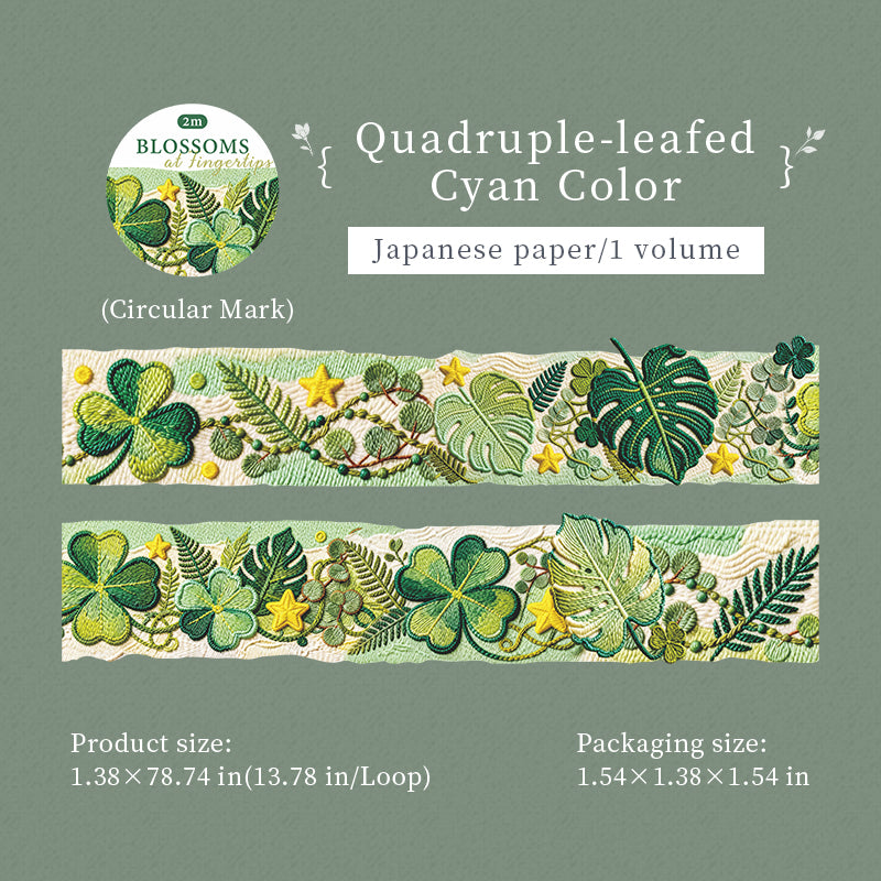 Blooming At Fingertips Washi Tape