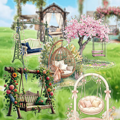 Swing Series Sticker for journaling, scrapbooking and collage