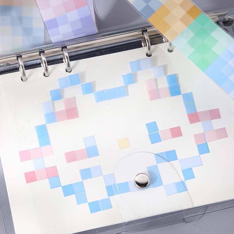 Small Square Series Die Cutting PET Tape for journaling, scrapbooking and collage