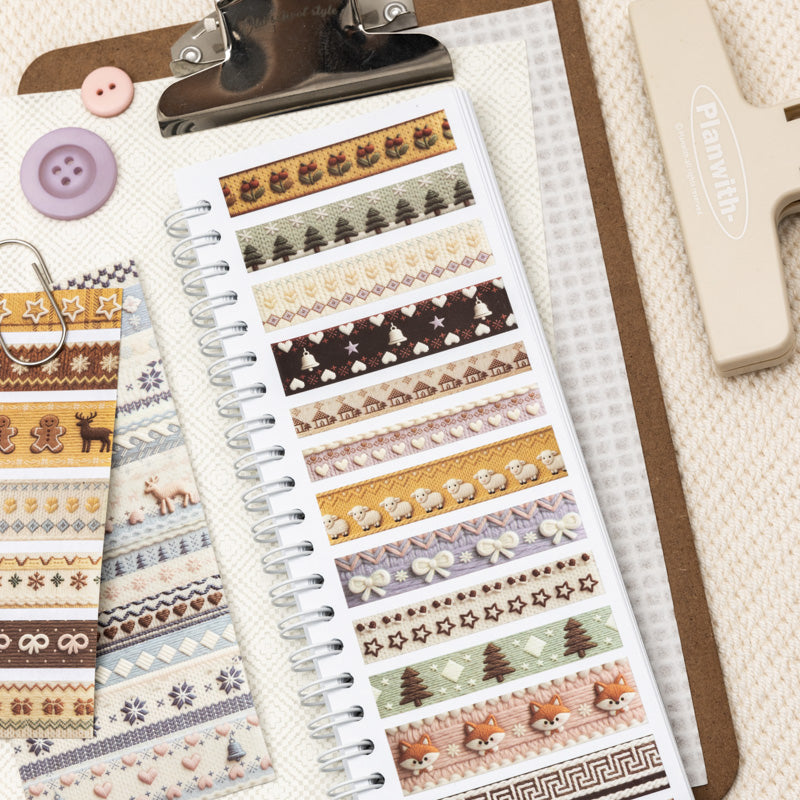 Island Dream Series White Kraft Paper Tape featuring dream, white, and island designs for journaling, scrapbooking and collage
