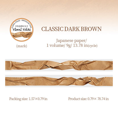 Floral Ruffled Series Washi Tape