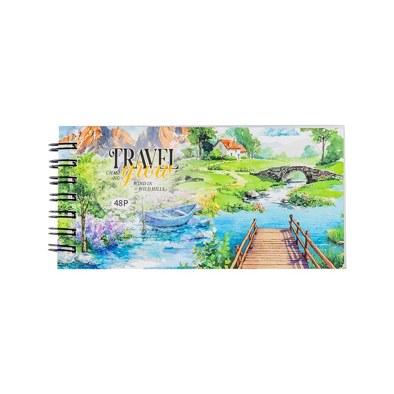 Windin Wildhills Series Sticker Book featuring book and wind designs for journaling, scrapbooking and collage