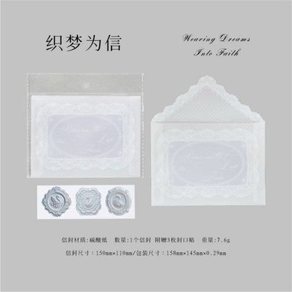 Lace Letter Envelope Set