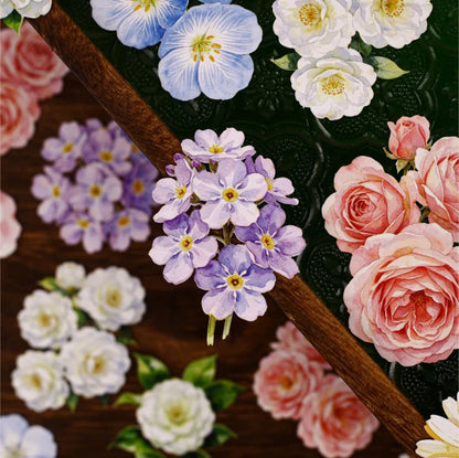 Vintage Floral Notes Sticker Pack