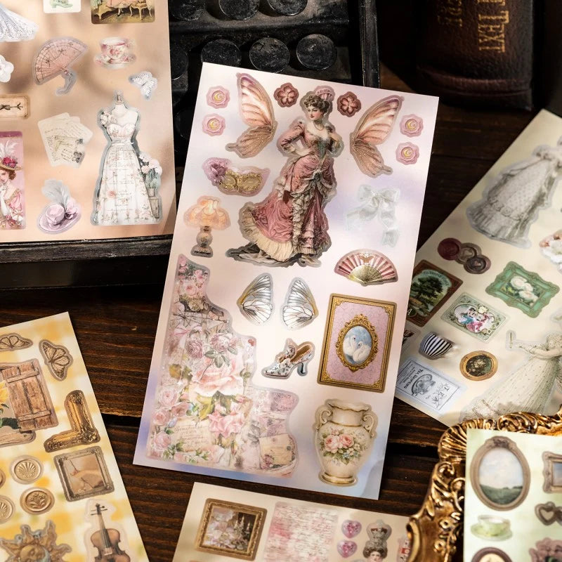 Dream Garden Tea Gathering Sticker Book