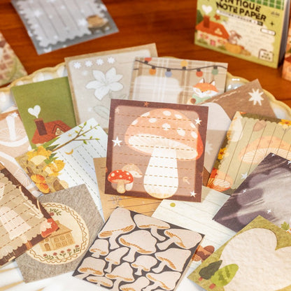Forest Animal Theme Mini Scrapbook Paper Pad 50 Paper Pack