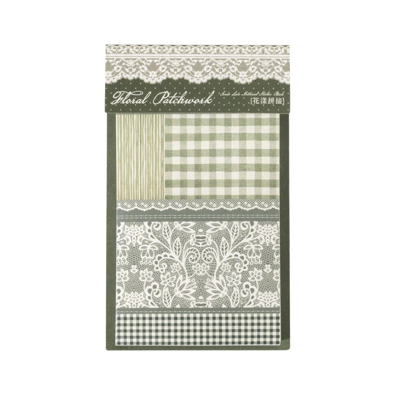 Floral Patchwork Lace Sticker Book