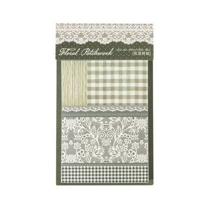 Floral Patchwork Lace Sticker Book