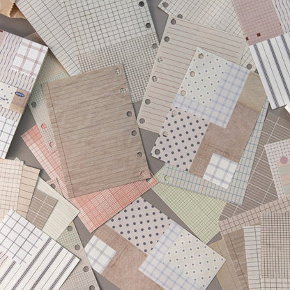 Plaid Market Material Paper
