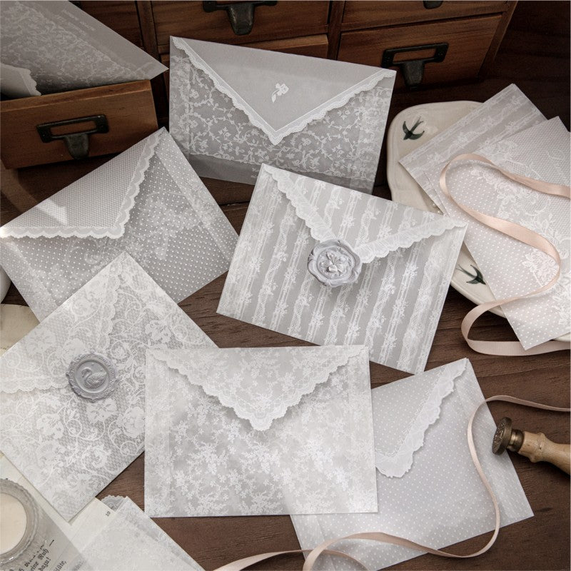Lace Letter Envelope Set