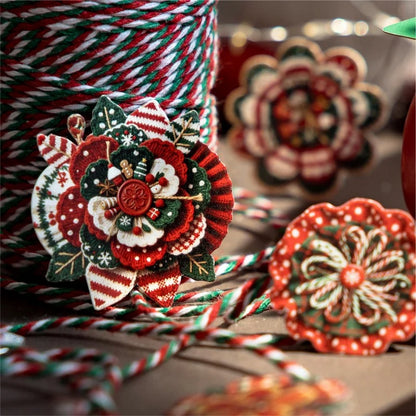 Christmas Floral Sticker Book