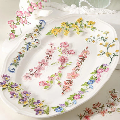 Porcelain Blossom Branch Sticker Pack