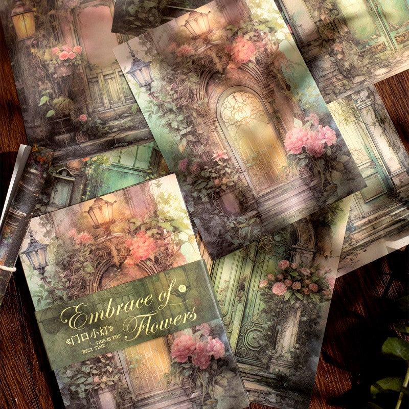 Embrace Of Flowers Material Paper