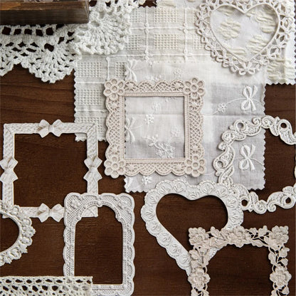 Crochet Floral Letter Relief Sticker Pack