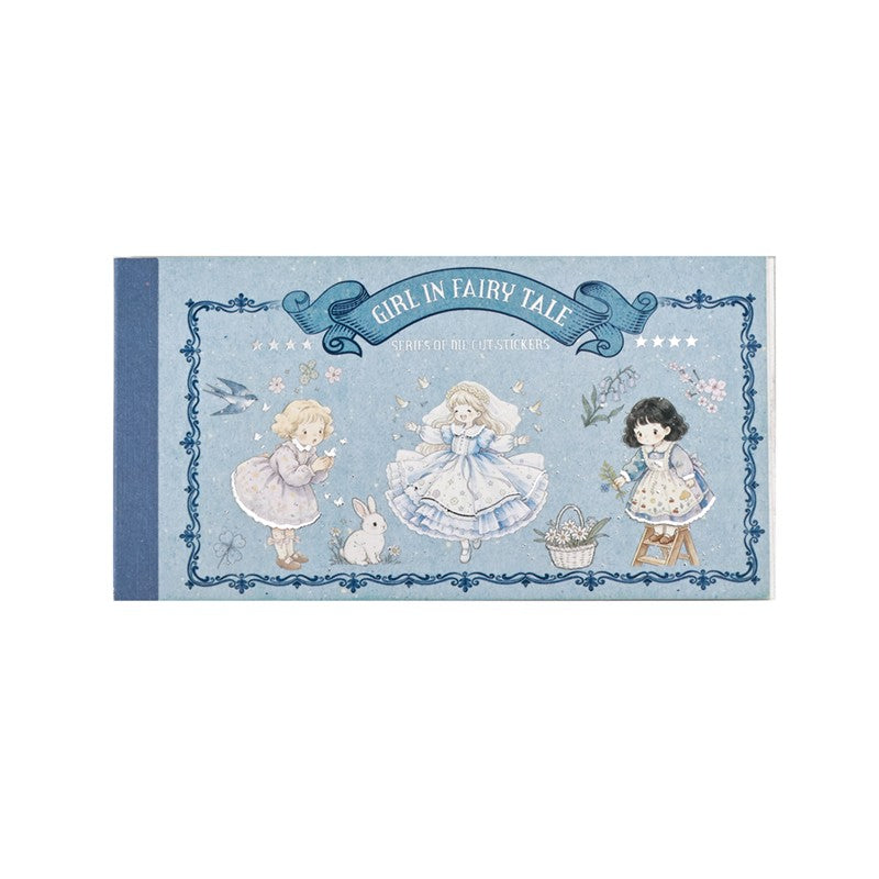 Girl In Fairy TaleSeries Sticker Book featuring fairy, tale, and girl designs for journaling, scrapbooking and collage