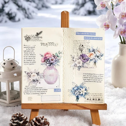 Winter Rose Flutter Sticker Pack