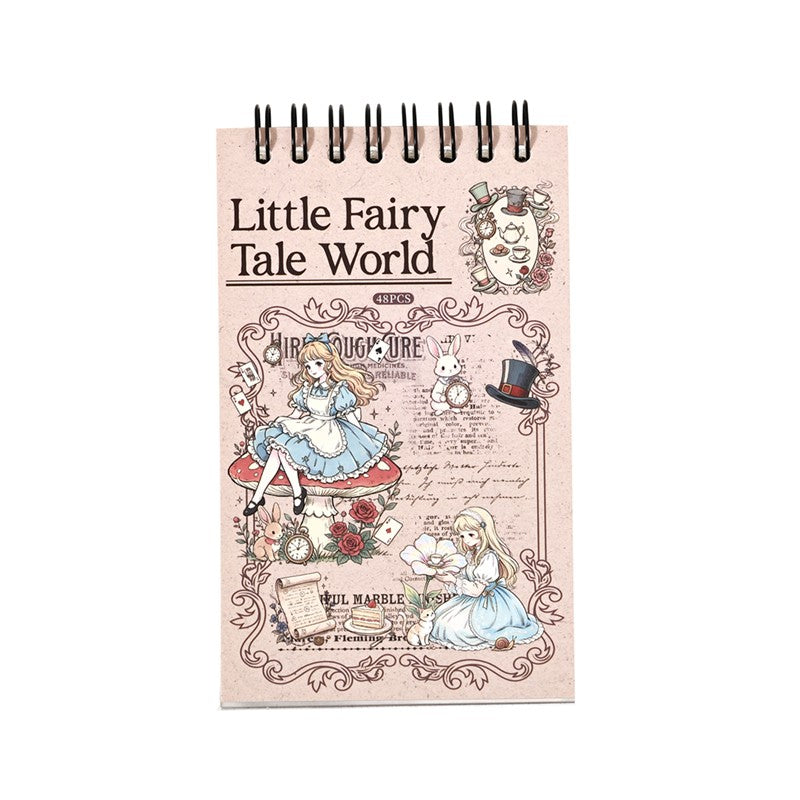 Little Fairy Tale World Series Sticker Book featuring fairy, tale, and book designs for journaling, scrapbooking and collage