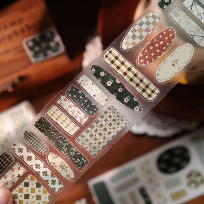 Printed Floral Patchwork PET & Washi Tape