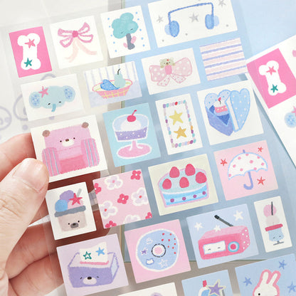 Daydream Fragment Series Sticker featuring dream designs for journaling, scrapbooking and collage