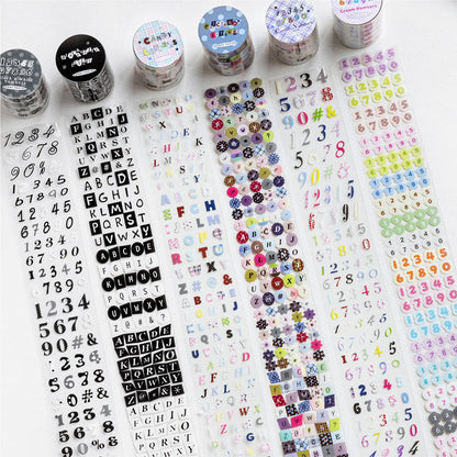 Bulk Character Series Die Cutting PET Tape for journaling, scrapbooking and collage