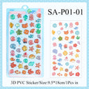 3D Colorful Jelly Series Sticker