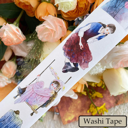 5cm*333cm Waiting Die Cutting Washi/PET/Fog PET Tape
