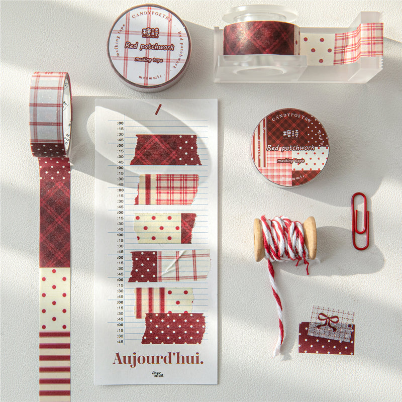 The Scarlet Prologue series Washi/Flash PET Tape for journaling, scrapbooking and collage
