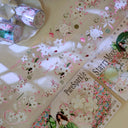 Whole Roll 5.5cm*3m Pink Ribbon Lily Die Cutting PET Tape