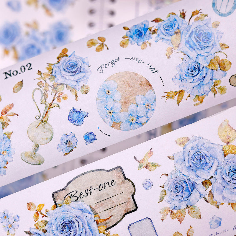 6cm*120cm Clear Dew Die Cutting Washi/PET Tape for journaling, scrapbooking and collage