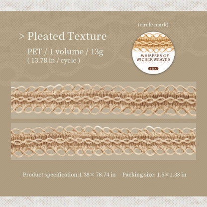 The Braided Threads Series PET Tape