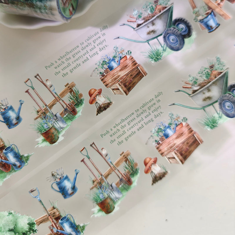 6cm*60cm Green Fields Die Cutting PET Tape