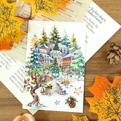 Starfall Pavilion Fog PET Tape featuring star designs for journaling, scrapbooking and collage
