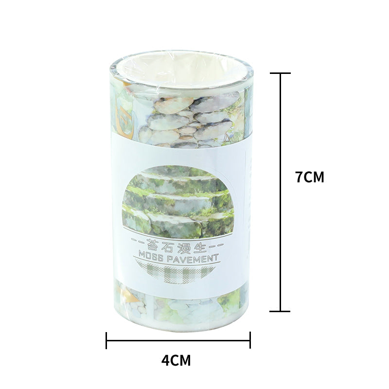 Stones Sprawl PET Tape for journaling, scrapbooking and collage