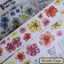 Flower bloom Die-Cutting Washi Tape - Sample 200cm