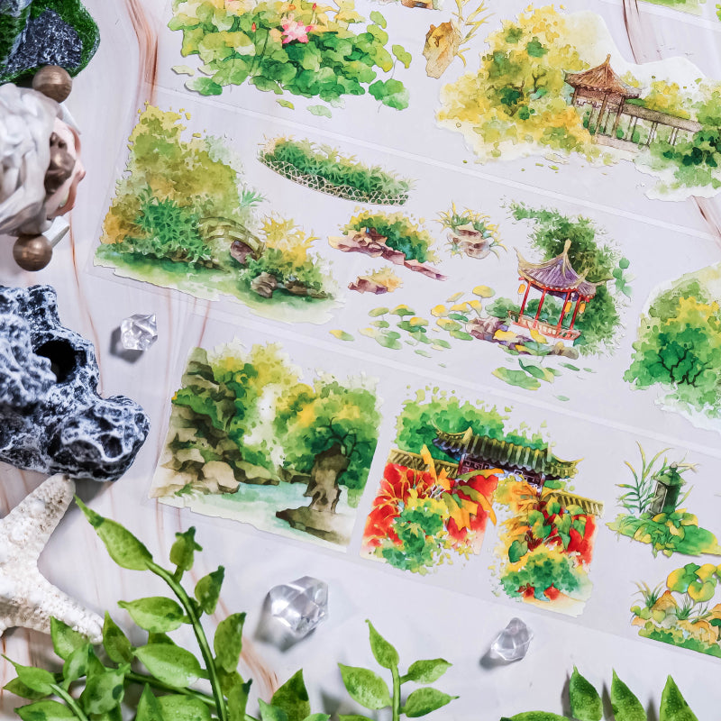 Whole Roll 6cm*5m Arrival Of Spring PET Tape featuring spring designs for journaling, scrapbooking and collage