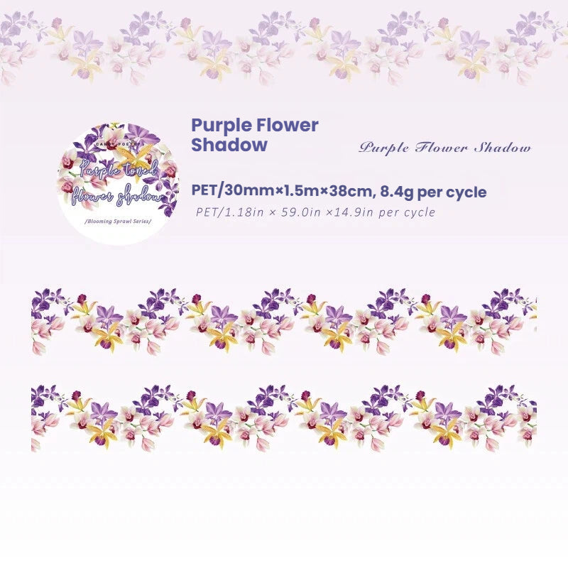 Floral Spread Series PET Tape