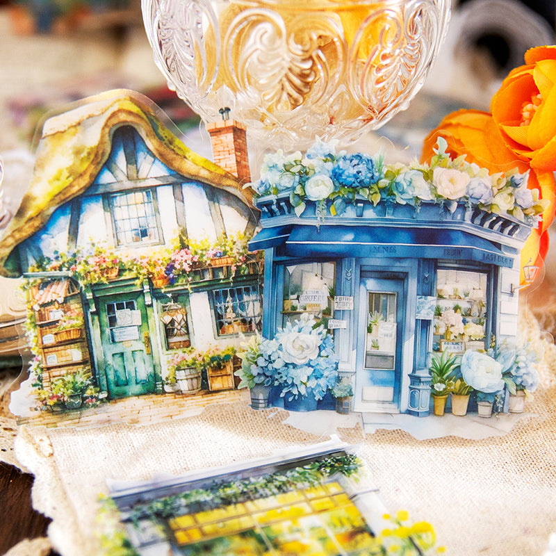 There is a flower shop Sticker