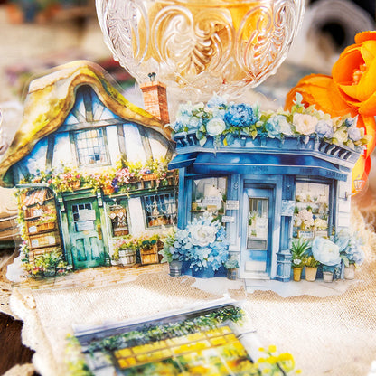 There is a flower shop Sticker